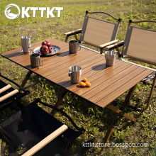 Outdoor travelling camping picnic folding egg roll table